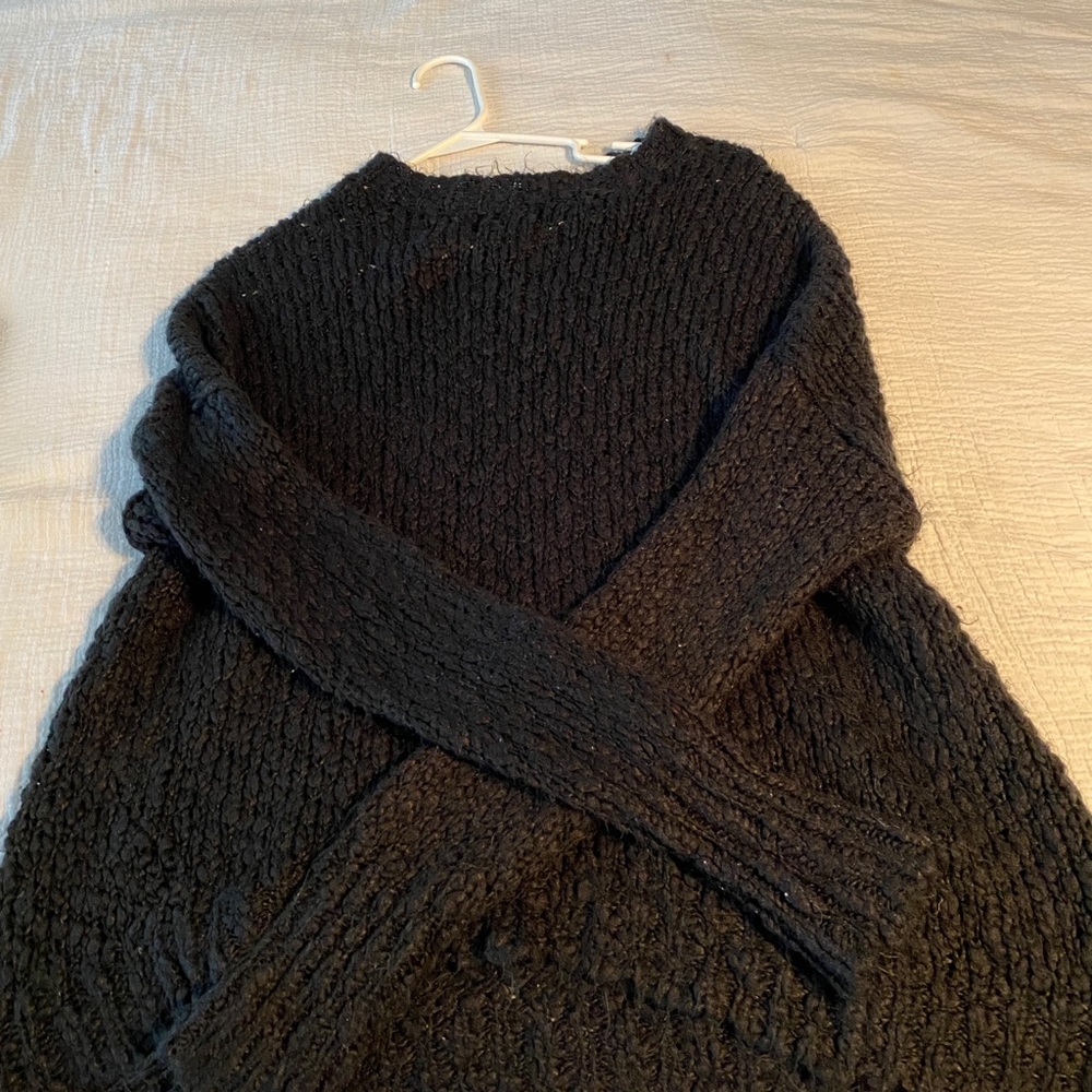 Oversized knit sweater